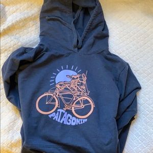 Patagonia hoodie, navy